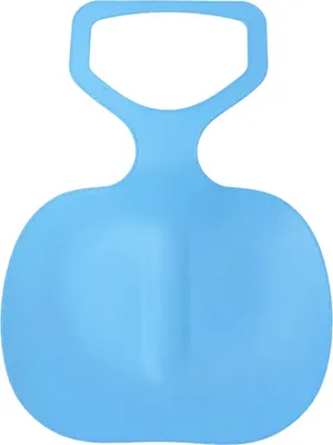 Produktbild von Schneeschlitten Kinder Schneerutscher Poporutscher Schnee Flexibel Kunststoff Rutscher Schlitten(Blau)