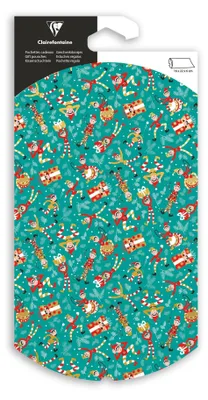 Produktbild von Clairefontaine 6x Geschenketui, 16x22cm, Wichtel - Blau 618017C