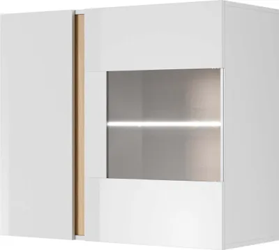 Immagine prodotto di FURNLUX Vetrina Arcade Bianco 97cm / Colore principale: Bianco / Dimensioni: 97 x 83 x 40 cm