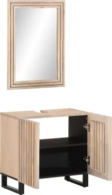 Produktbild von VidaXL 3217100, Holz, Glas, 500 mm, 700 mm, 25 mm, 10 cm, 2 Stück(e)