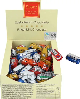 Produktbild von 120er SET Choco-Bus, lose 12,5 g / Schokolade / Schoko Bus