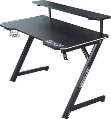 Image de MINECRAFT - bureau, table de bureau, table de jeu, meubles au design sombre et aux éléments lumineux