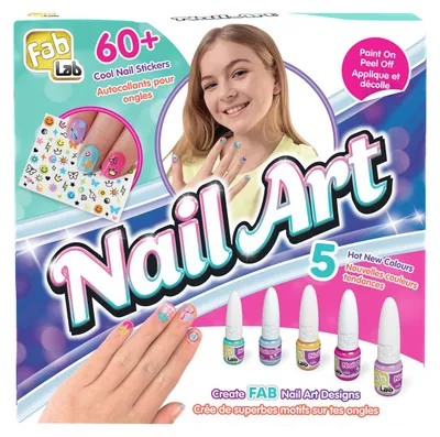 Productafbeelding van Goliath Nagelstudio: Creatieve nagellakset voor kinderen - FabLab Nagelkunst