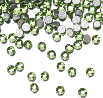Produktbild von SS3 Peridot Glas-Nagel-Strasssteine, ca. 1440 Stück Packung