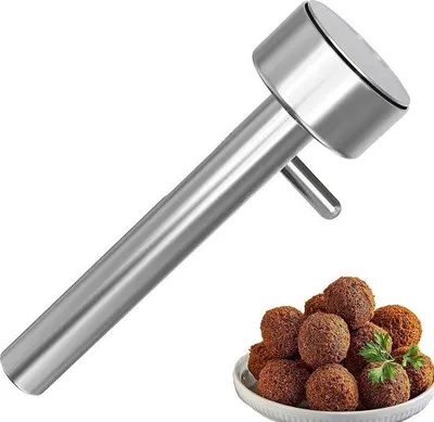 Immagine prodotto di Forma per polpette di falafel, 4 cm, acciaio inossidabile, polpette di falafel, polpette, utensile da cucina