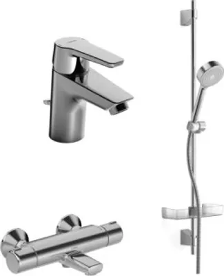 Produktbild von Hansa 46520090 Badezimmer Armaturen Paket HANSAPOLO