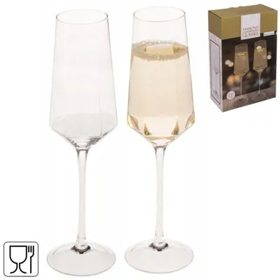 Obrázek produktu pro Out Of The Blue Champagne Glass Diamond 250 ml 2 kusy