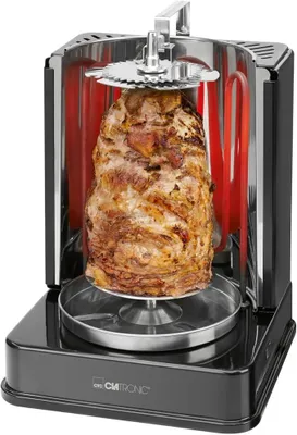 Zdjęcie produktu dla Pionowy Grill Do Kebaba Kurczaka I Szaszłyków Pojemnik Na Tłuszcz 1400W