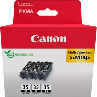 Produktbild von Canon PGI-35 BK schwarz Triple Pack