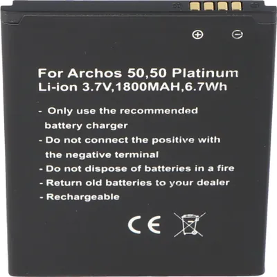 Produktbild von Akku nur passend für den Archos 50, 50 Platinum Akku AC50PL