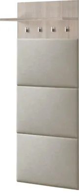 Obrázek produktu pro Věšák s čalouněnými panely ARINA - dub sonoma / béžový