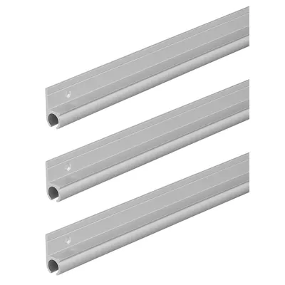 Produktbild von 3 x Kederschiene Aluminium Kederprofil Kederleiste 180° 100 x 2,6 cm Zeltschiene Wohnmobil Wohnwagen
