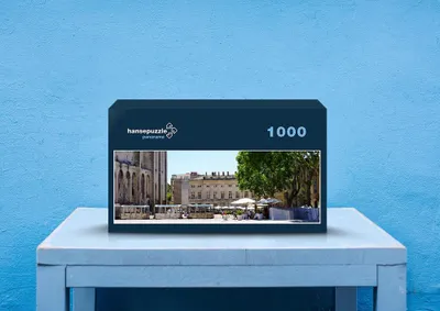 Produktbild von hansepuzzle 65454 - Avignon Puzzle, 1050 Teile, Orte, 60,0 x 46,0cm mit hochwertiger Aufbewahrung, Kartonbox und wiederverschließbarem Beutel