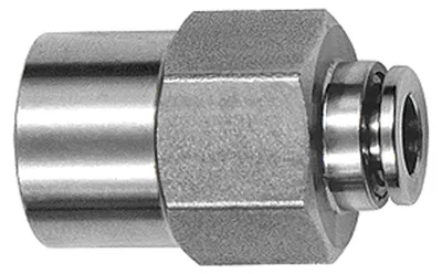 Produktbild von Riegler Gerade Steckverschraubung, G 1/4 i., Schlauch-Ø 4, ES 1.4404