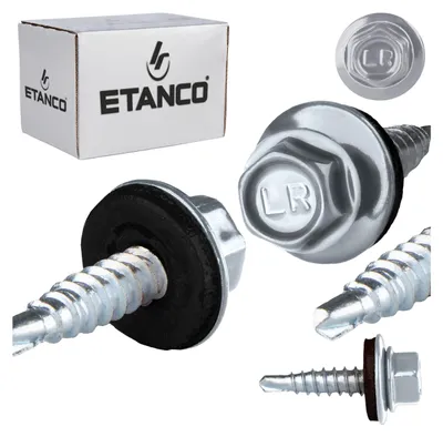 Obrázok produktu pre Samorezné skrutky ETANCO do trapézového plechu pozinkované 4,8 x 20 mm 250 ks.