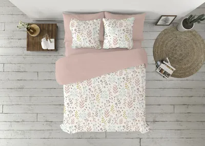 Image de Ensemble housse de couette Housse de couette pierre cardin aurin rose Lit de 150/160 3 pièces