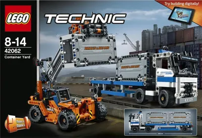 Zdjęcie produktu dla LEGO Technic Container Yard, Zestaw do budowania, 8 lat(a), 631 szt., 1,08 kg
