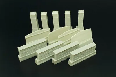 Produktbild von Hauler Models HLH72133 - 1:72 Fence with underpinning - Zubehör