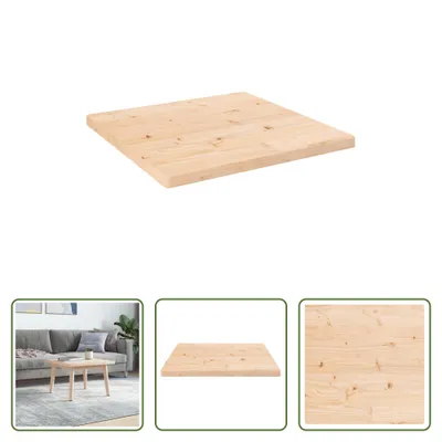 Produktbild von The Living Store Tischplatte 60x60x2,5 cm Massivholz Kiefer Quadratisch