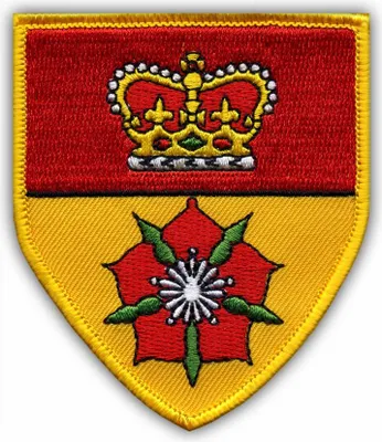 Produktbild von Patchion Coat of arms Hampshire - shield - Magnetic Backing - Embroidered Patch/Badge/Emblem