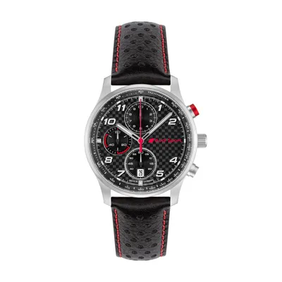 Produktbild von Original Audi Sport Chronograph Carbon, Herren, silber/schwarz