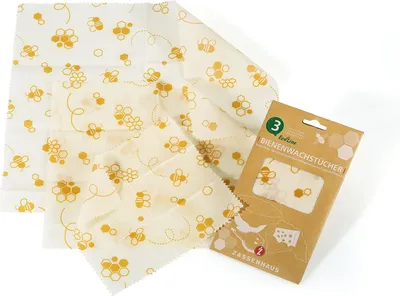 Produktbild von Zassenhaus Bienenwachstücher, 3tlg. Eco Line 54606 /Abverkauf nur solange Vorrat reicht