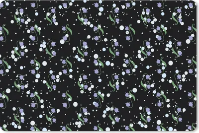 Produktbild von MuchoWow® Schreibtischunterlage Blumen - Muster - Pastell 60x40 cm - XXL Mauspad - Großes Mauspad