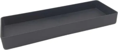 Zdjęcie produktu dla Plastikowy organizer Amazon Basics, tacka na akcesoria, prostokątna, czarna