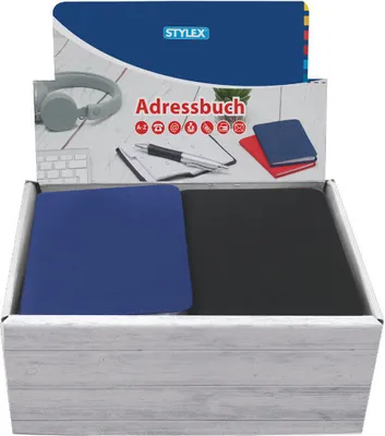 Produktbild von Stylex Adressbuch 87x154cm farbig
