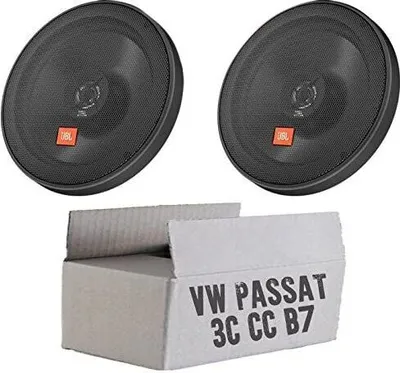 Produktbild von JBL STAGE2 624 | 2-Wege | 16,5cm Koax Lautsprecher - Einbauset passend für VW Passat 3C CC B6 B7 Heck - justSOUND