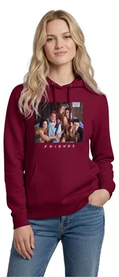 Produktbild von Spreadshirt Friends Foto Damen Hoodie, XXL, Bordeaux