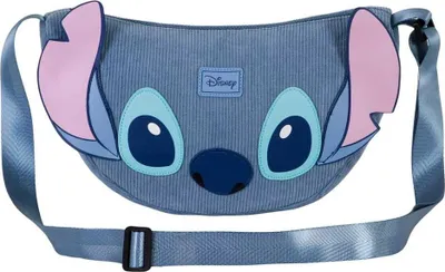 Produktbild von Karactermania Lilo and Stitch Sight Oval, Mädchen, Umhängetasche, Reißverschluss, Blau, Abbildung, Blau
