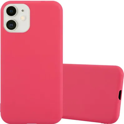 Immagine prodotto di Custodia Cadorabo per Apple iPhone 12 MINI custodia protettiva in rosso custodia per cellulare TPU custodia in silicone cover