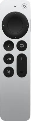 Produktbild von Apple Siri Remote 2021 2. Generation Fernbedienung für Apple TV MJFM3ZM/A silber