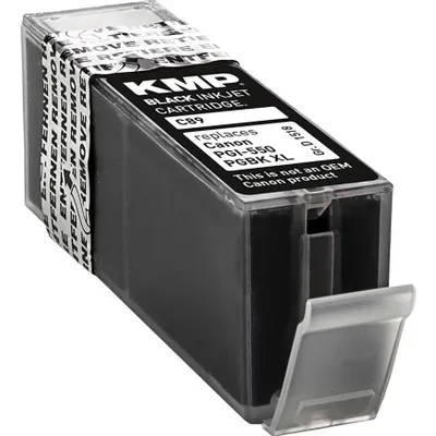 Produktbild von KMP Tintenpatrone passend für Canon PGI550PGBKXL Black 6431B001