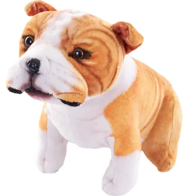 Produktbild von Bulldogge Plüschhund mit Sound - 18 cm