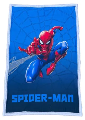 Produktbild von Spiderman Fleecedecke – Superhelden-Sherpa-Qualität, 150 x 100 cm