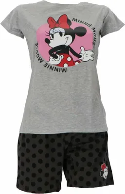 Produktbild von Minnie Maus Shortama für Damen Bequemer Schlafanzug M