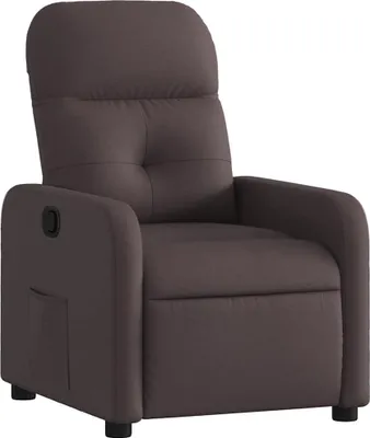 Produktbild von vidaXL Relaxsessel Dunkelbraun Stoff