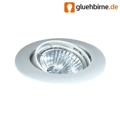 Produktbild von Einbaustrahler Perlsilber schwenkbar für GU10 und GU5.3 Leuchtmittel