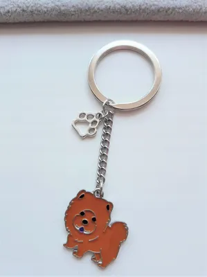 Produktbild von Schlüsselanhänger Chow Chow Hund Schlüsselanhänger
