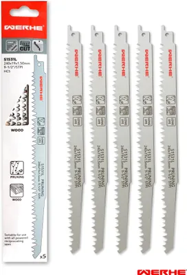 Produktbild von Pilový list na dřevo a větve - 5x C240mm S1531L