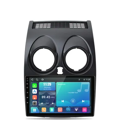 Immagine prodotto di Autoradio Linux Hexinex da 9 pollici con sistema Carplay, compatibile con Nissan Qashqai J10 (2007-2016), con Wi-Fi, Bluetooth, controllo comandi al volante (SWC), sintonizzatore FM/RDS e processore DSP, formato 2DIN e connessione USB
