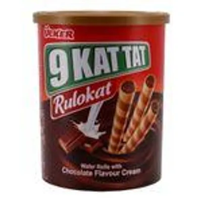 Ülker Rulokat Waffelröllchen mit Schokoladencreme – Knuspriger Genuss, 170g