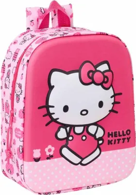 Produktbild von Safta Hello Kitty 3d Mini 6l 32x43x14 Cm 622570011 Rucksack Rosa Kinder Rosa One Size