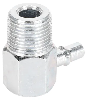 Zdjęcie produktu dla Złącze podciśnieniowe kolektora dolotowego 90° 3/8 NPT – 1/4" złączka do węża, do modyfikacji samochodów 4535Z