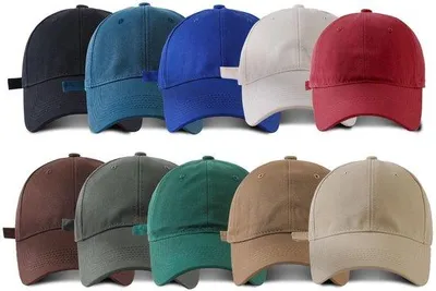 Produktbild von COTIDI Verstellbare Baseballkappe für Herren, 100% Baumwolle, Schwarz, Einheitsgröße