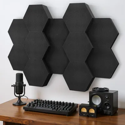Image de Ensemble de 12 panneaux absorbants pour l'amélioration de l'acoustique