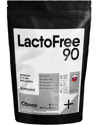 Productafbeelding van Kompava LactoFree 90, 500 g, bourbon vanille. Wei-isolaat. Heerlijk wei-isolaat van 90% zonder lactose, verrijkt met vitamines