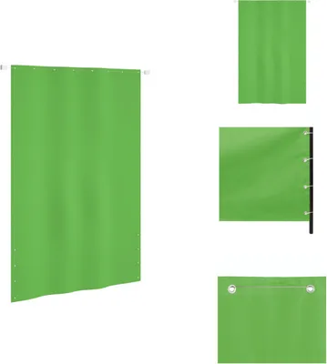Produktbild von vidaXL Balkon-Sichtschutz Hellgrün 160x240 cm Oxford-Gewebe -  Sonnenschirme & Sonnenschutze